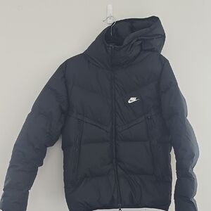 Nike WindPuffer Storm-Fit Black Jacket